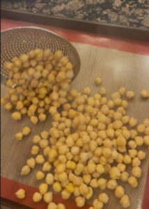 Roasting Chickpeas