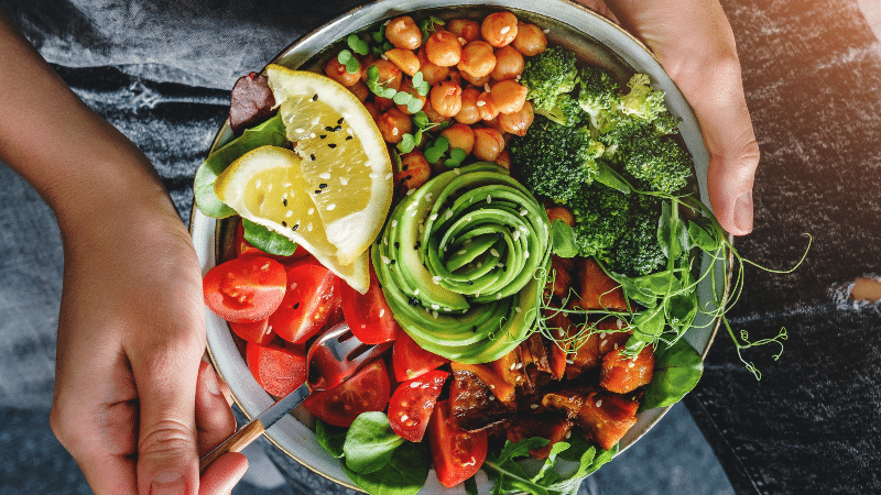 A whole-foods, plant-based bowl packed with nutrients.