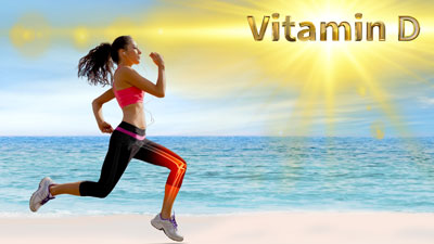 Vitamin D enhances calcium absorption and helps us maintain adequate levels of calcium and phosphate in our bones.