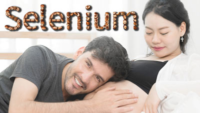 Selenium_mushroom-TEXT_pregnant_couple_400x225