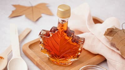 Maple syrup.